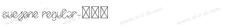 SuezOne Regular字体转换